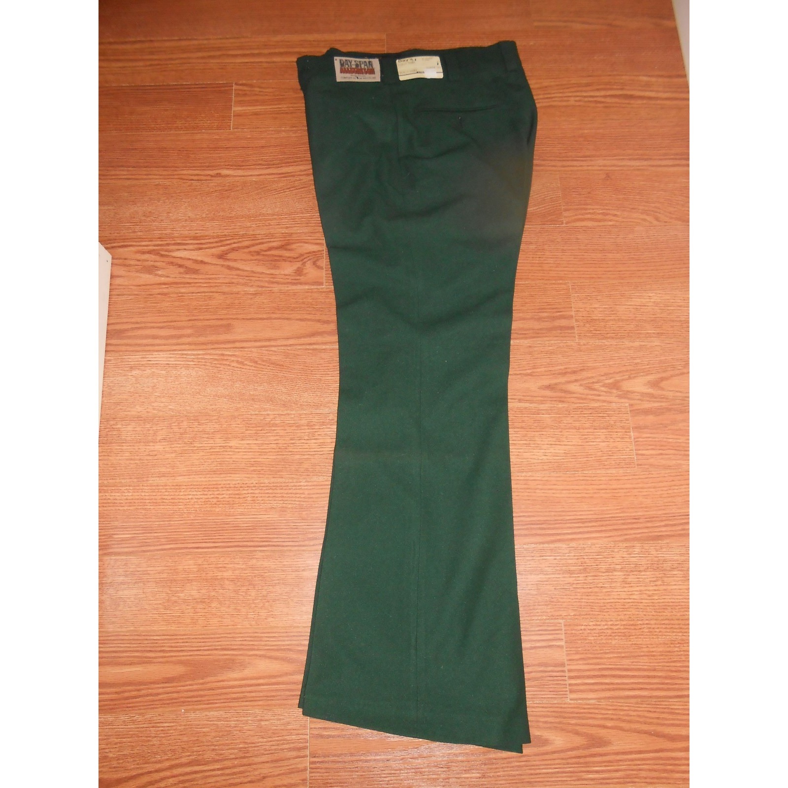 Mens 80's Vintage Collector Day's Day-Span Allstretch Green Soft Pants 30x29